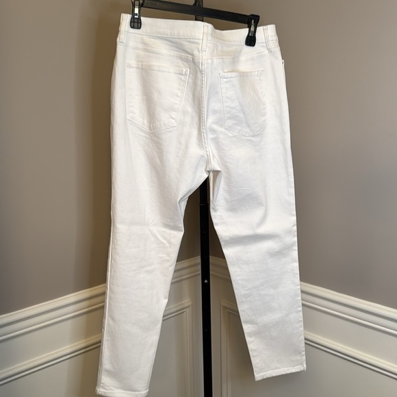 ANA white high-rise ankle skinny pants size 12 - Picture 5 of 5